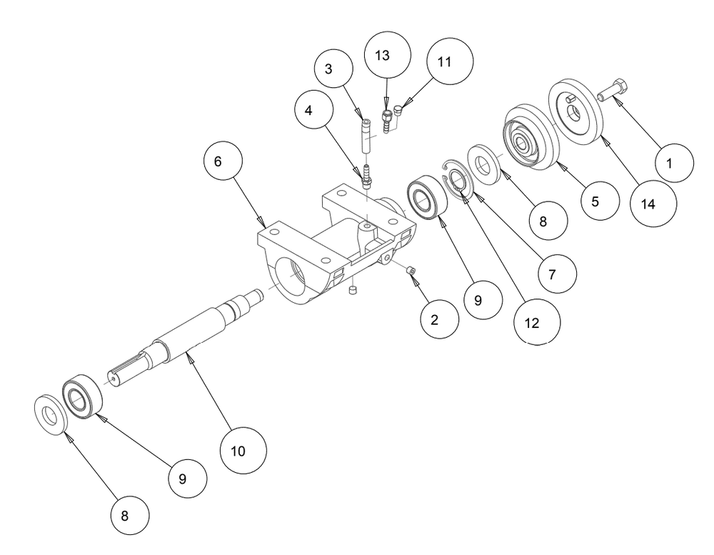 Section 07 Diagram and Parts List for MK-5009T 160646 MK Diamond Concrete Saw